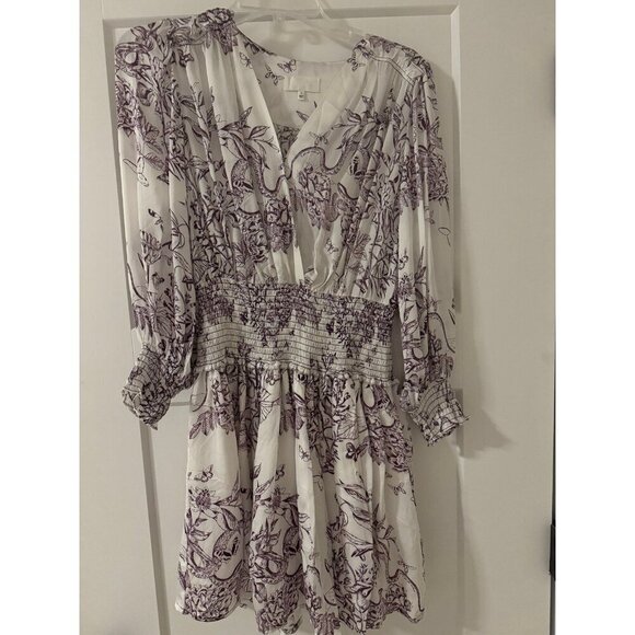 7 For All Mankind Dresses & Skirts - 7 For All Mankind Long Sleeved Smocked Dress - Floral Print - Size Small